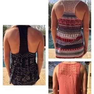 THREE Unique Lucky Brand Tank Tops